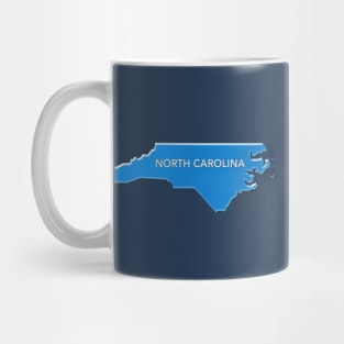 The State of NC Blue Mug